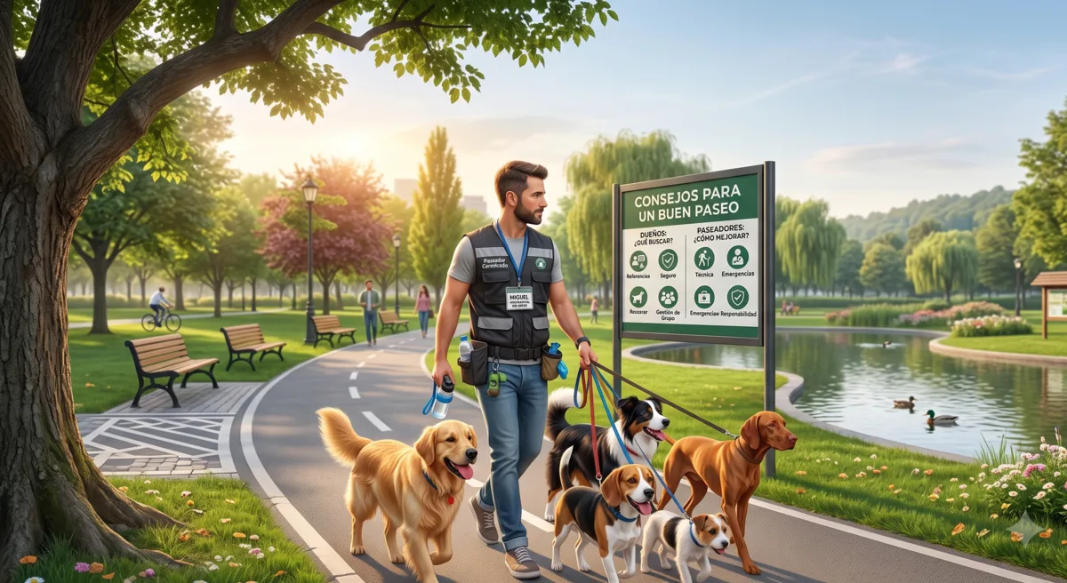 Cómo elegir un buen paseador (y cómo ser uno): tips para dueños y paseadores